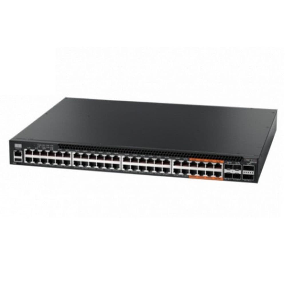 Коммутатор Edge-corE Bad Pack 4610-54P-O-AC-Fv1 Edge-corE 48-Port GE RJ45 port w/ POE+, incl. 8 ports UPOE, 4x10G SFP+, 2 port QSFP+ by DAC or 20G QSFP+ Transceiver, Broadcom Helix 4, Dual-core ARM Cortex A9 1GHz, dual 110-230VAC 920W hot-swappable PSUs, one fixed system fan