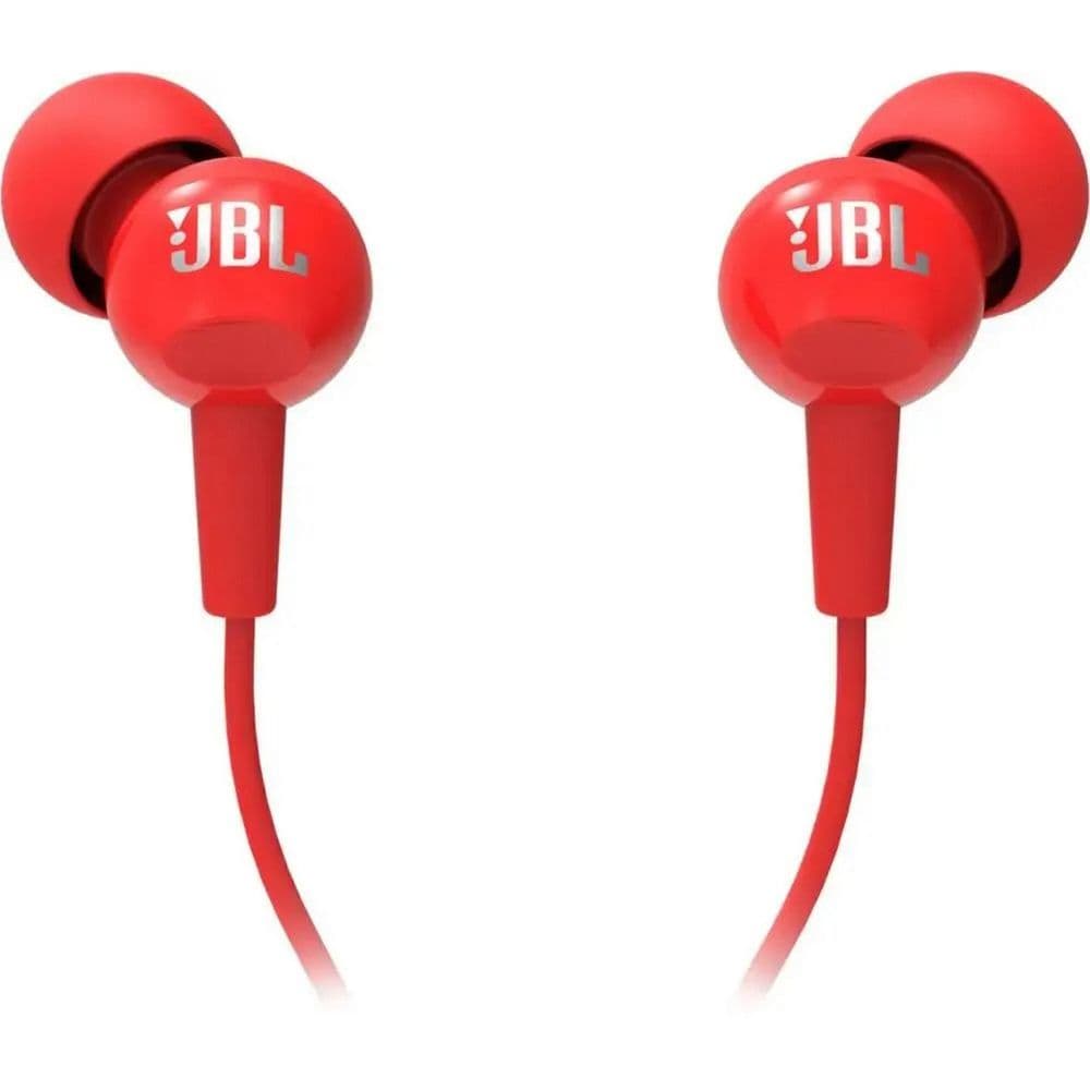 Наушники JBL C100SI Wired In-Ear Headphones Red