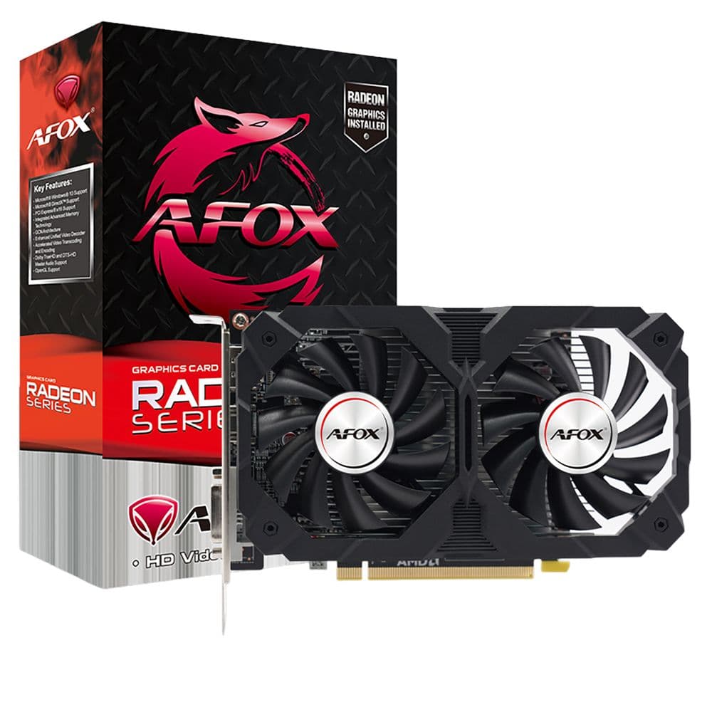 Видеокарта Afox RX550 2GB GDDR5 128bit DVI DP HDMI 2FAN RTL