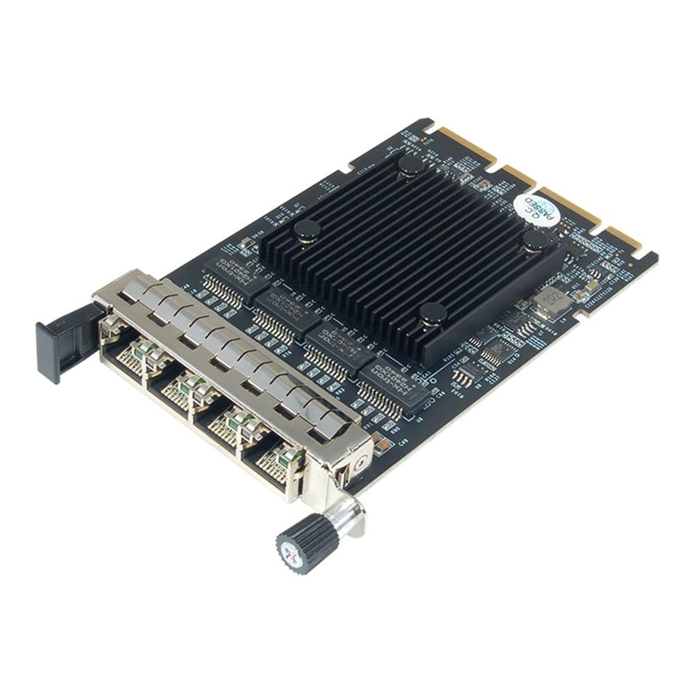 Сетевой адаптер STLab N-830 4x1GbE, PCIe 2.1 x4, RJ45, OCP 3.0, Intel I350-AM4, Network Adapter