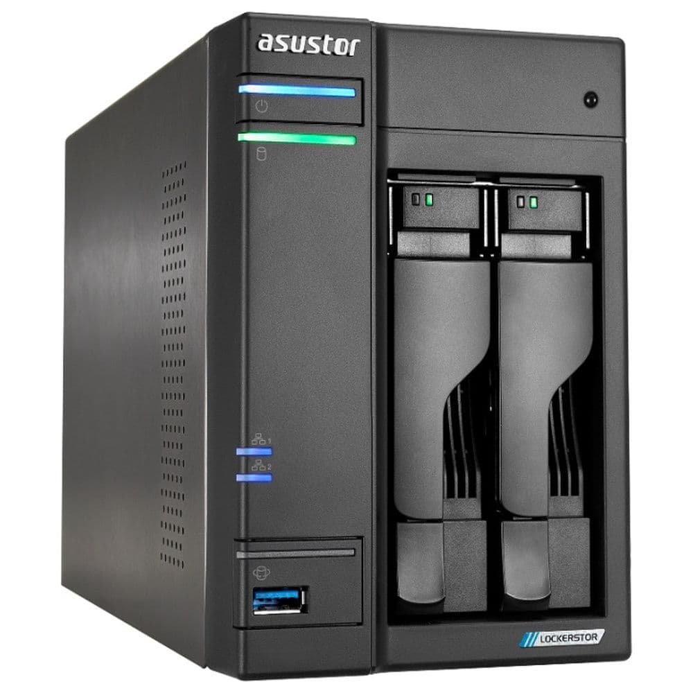 Платформа СХД ASUSTOR AS6702T V2 2 Bay 4xM.2 2x5GLAN 4GB (Max.16GB) DDR4 2xUSB HDMI (90IX01N1-BW3S60)