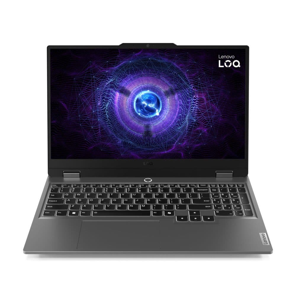 Ноутбук Lenovo LOQ 15IRX9 Intel Core i7-13645HX/16Gb (1*16 D5)/SSD512Gb/RTX4050 6Gb (105W)/15.6"/IPS/FHD/1920x1080/144Hz/NoOS/RJ-45/Luna Grey/2.38kg