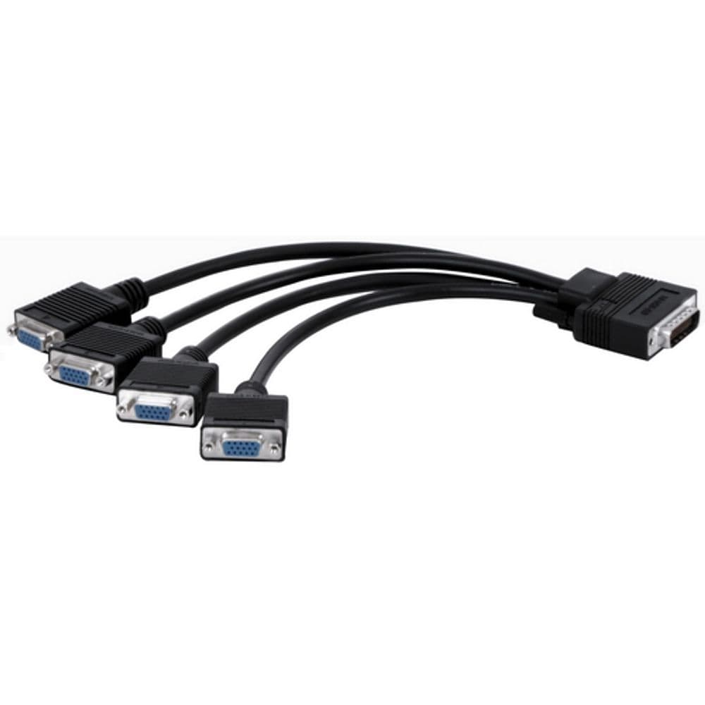 Кабель Matrox Кабель интерфейсный Matrox (CAB-L60-4XAF) Quad analog upgrade cable (Кабель для апгрейда 3-х портовой карты в 4-х портовую)