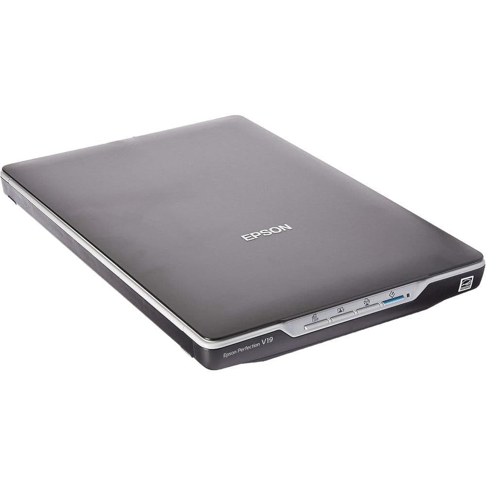 Epson Perfection V19 Сканер, Планшетный A4, 4800х4800 dpi, 18 стр/мин, ADF, USB 2.0, ( B11B231401 / B1113231503)