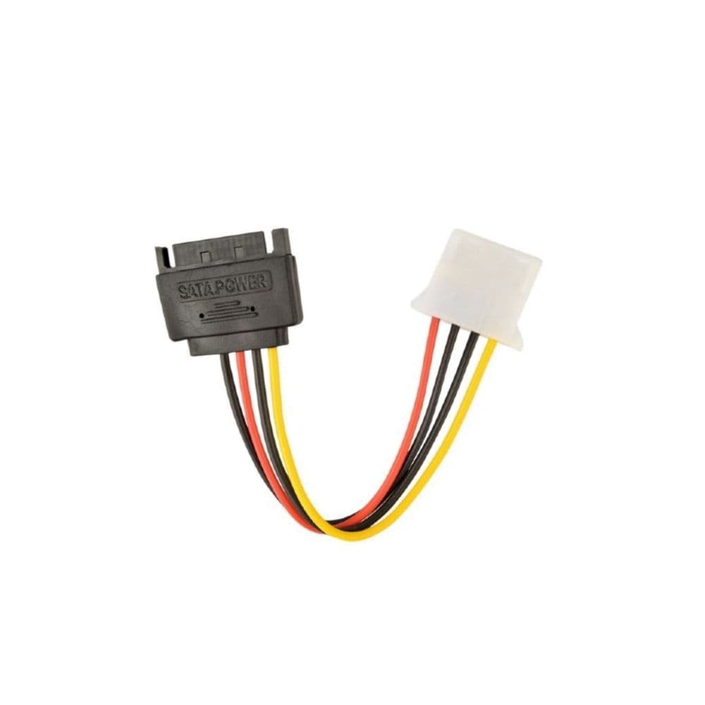 Кабель Cablexpert CC-SATA-PS-M Кабель питания SATA Cablexpert 15см, sata 15pin/molex 4pin, пакет