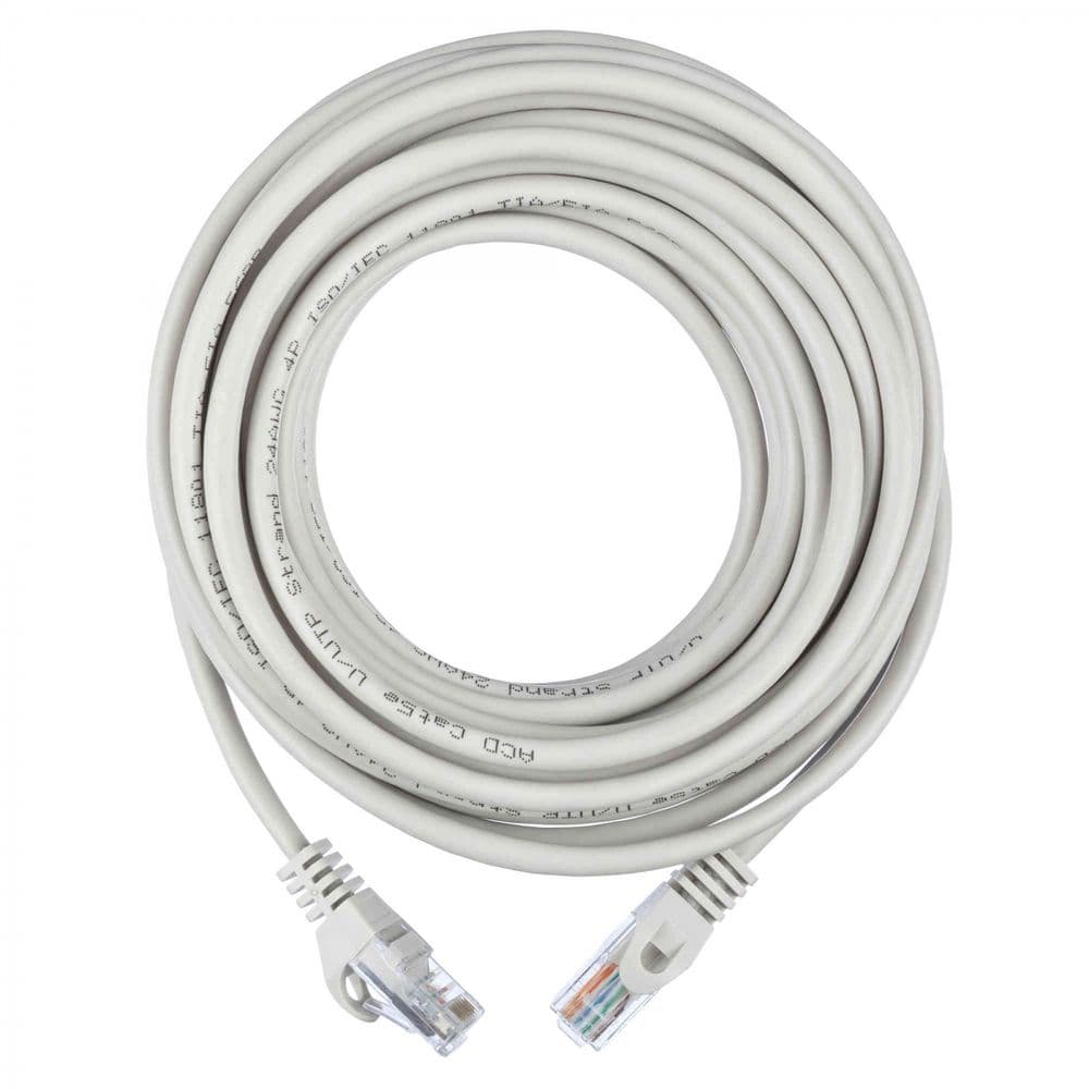 Патч-корд ACD-LPU5E-75A Cat5e UTP 24AWG 4Pair, 7/0.18мм CCA Серый, 7.5м