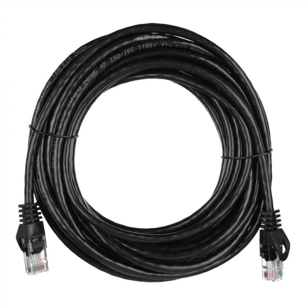 Патч-корд B |ACD-LPU5C-75B| Cat5e UTP 24AWG 4Pair, 7/0.18мм CU Черный, 7.5м