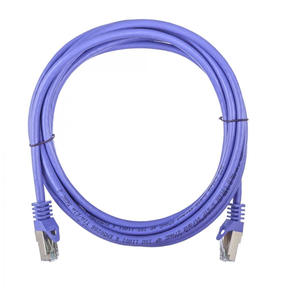 Патч-корд ACD-LPS6A-30P Cat6a SSTP, 27AWG,CU Фиолетовй, 3.0м