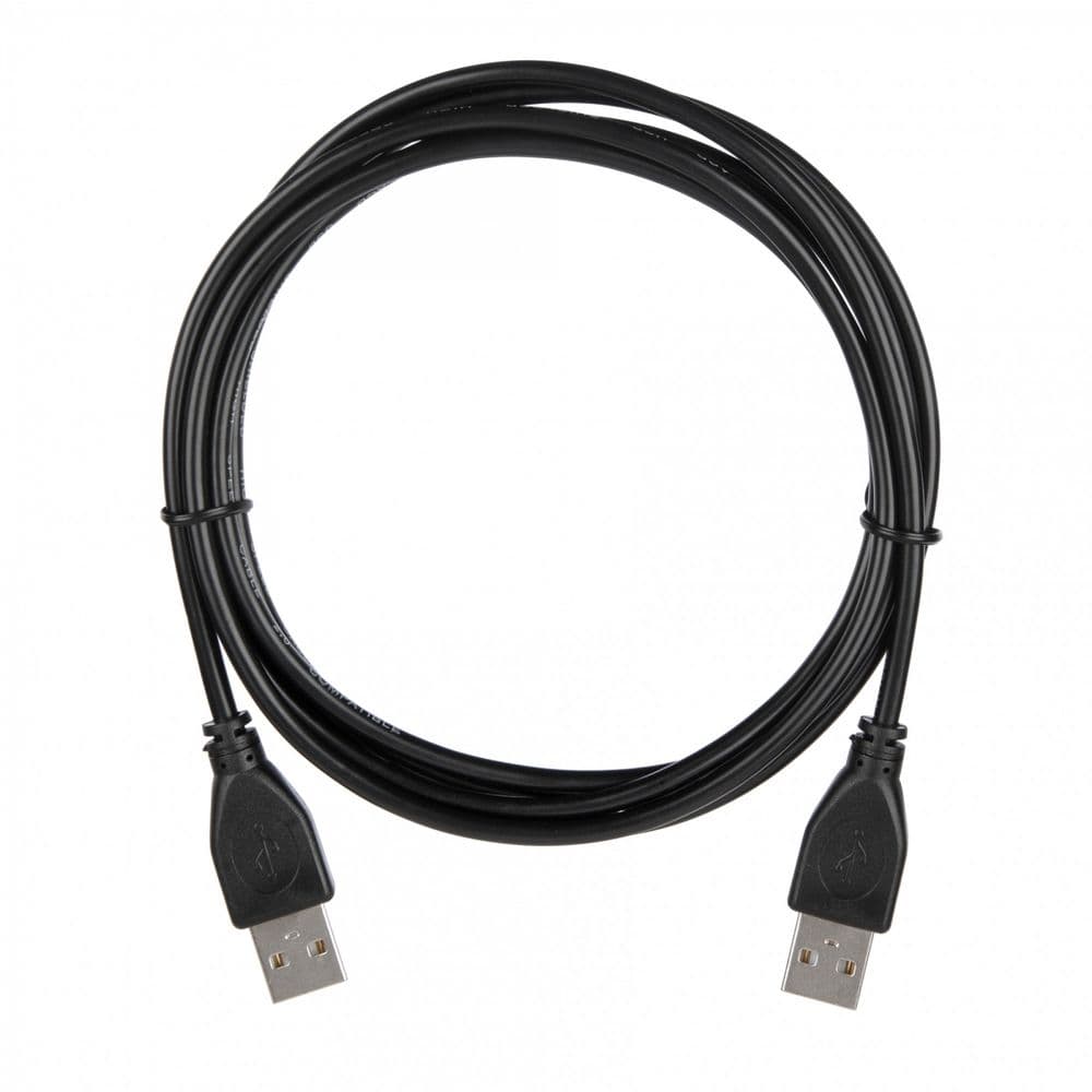 Кабель ACD-U2AAM-30L |ACD-U2AAM-30L| USB 2.0, A male - A male, ТТХ: |ACD-U2AAM-30L| (7/0.12BC+PE)*1P+(7/0.12BC+PE)*2C+7/0.12BC+AL+PVC OD4.0, Черный, 3мm