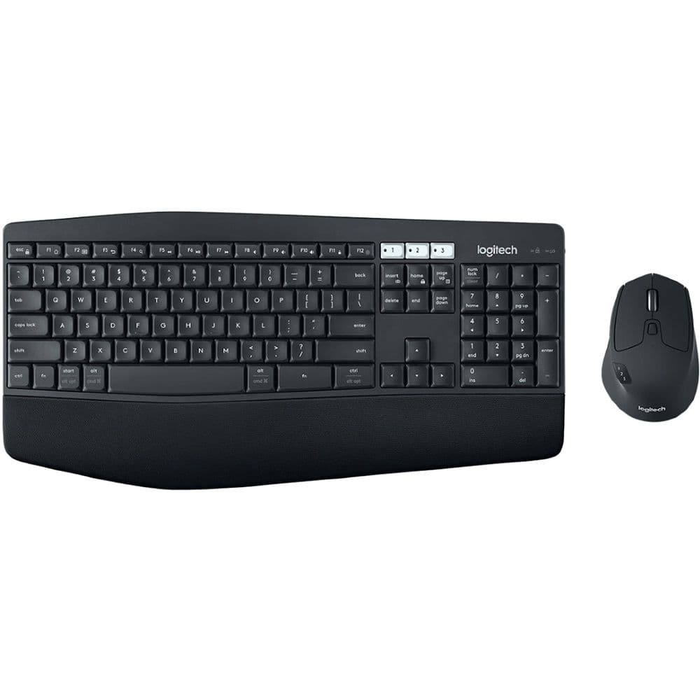 Комплект клавиатура и мышь Logitech MK850 Performance |920-008232| клавиатура черная, мультимедийная, |920-008232| 107 клавиш, мышь черная, оптическая, 8 кнопок, 2.4GHz, USB-ресивер
