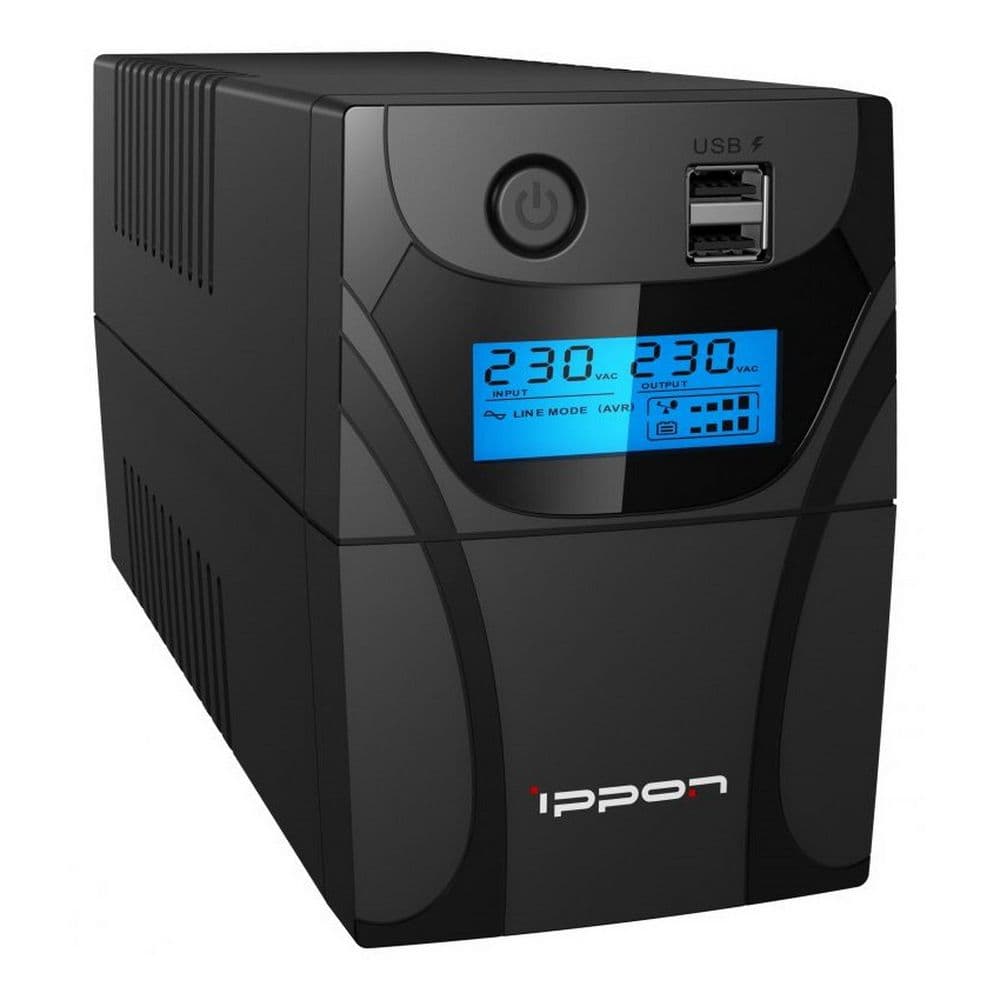 Источник бесперебойного питания Ippon Back Power Pro II 600 Line-interactive 360W/600VA
