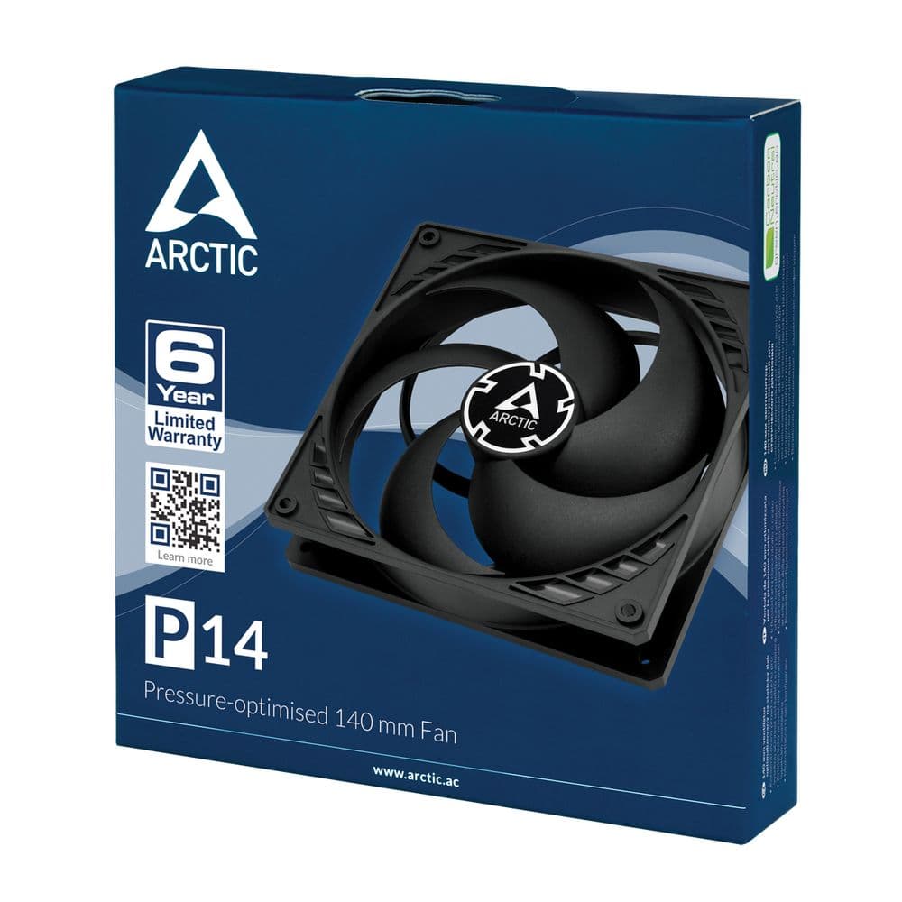 Вентилятор Arctic Cooling для корпуса P14 Value Pack Black/Black 5 штук (ACFAN00136A)