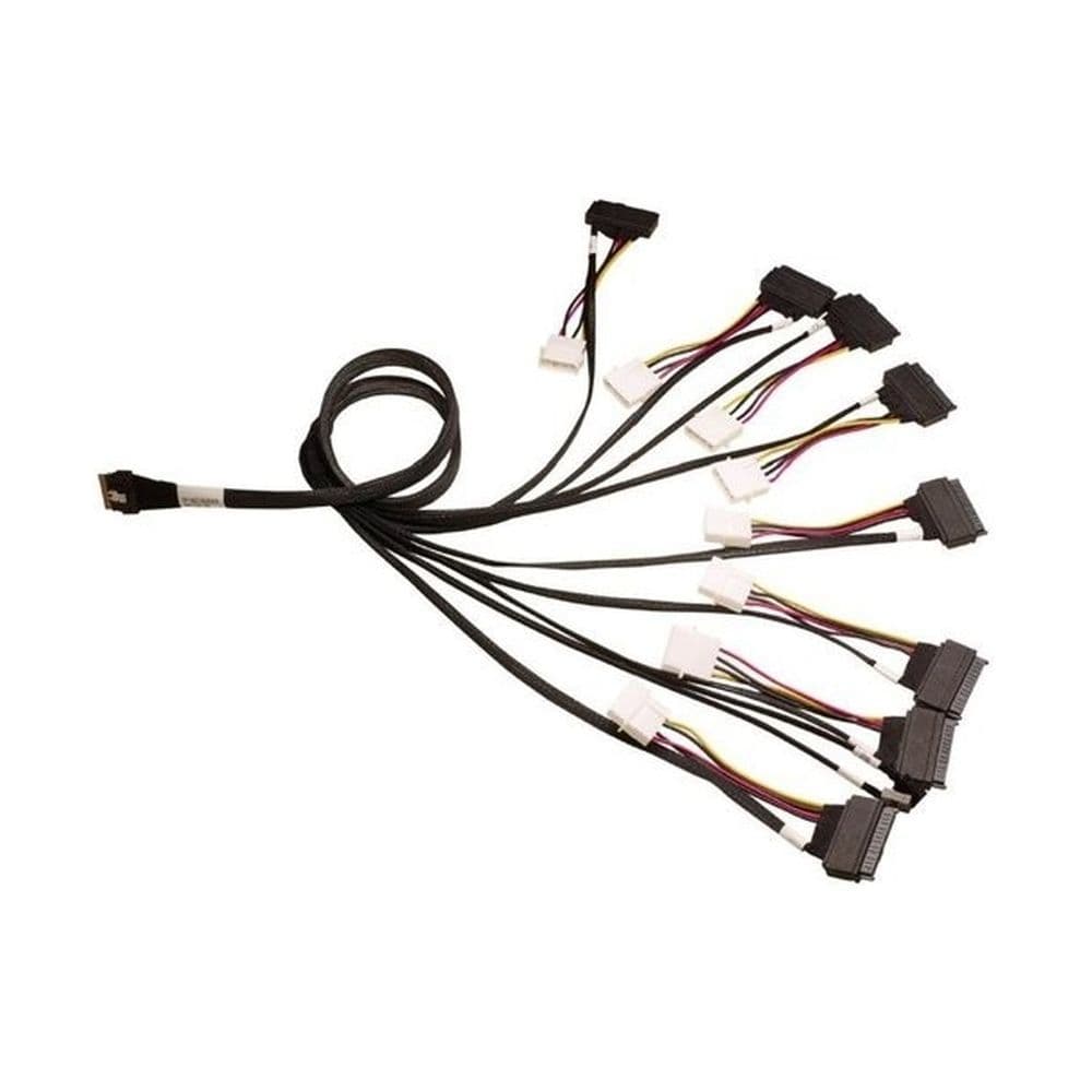 Кабель ACD-60006-JP Slimline SASx8 (SFF8654) -to- 8x U.3 Direct, 1M, (аналог Broadcom 05-60006-00)