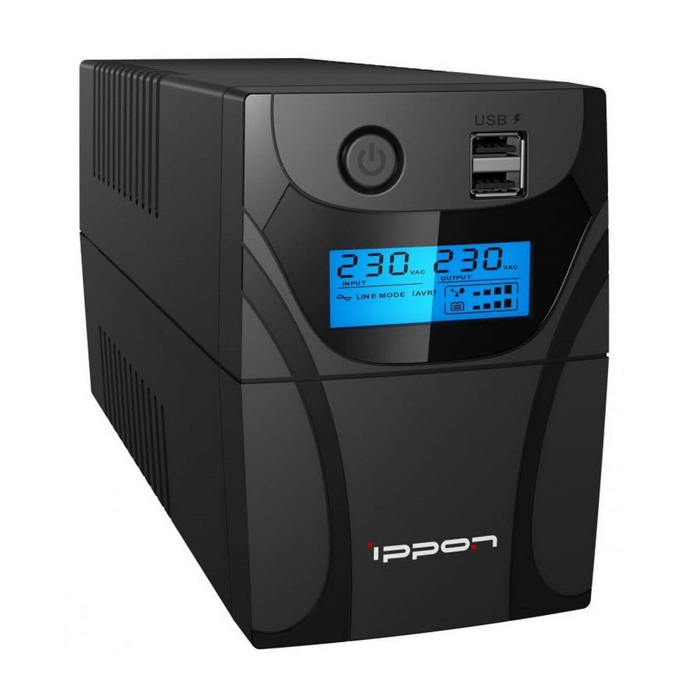 Источник бесперебойного питания Ippon Back Power Pro II 800 Line-interactive 480W/800VA RTL