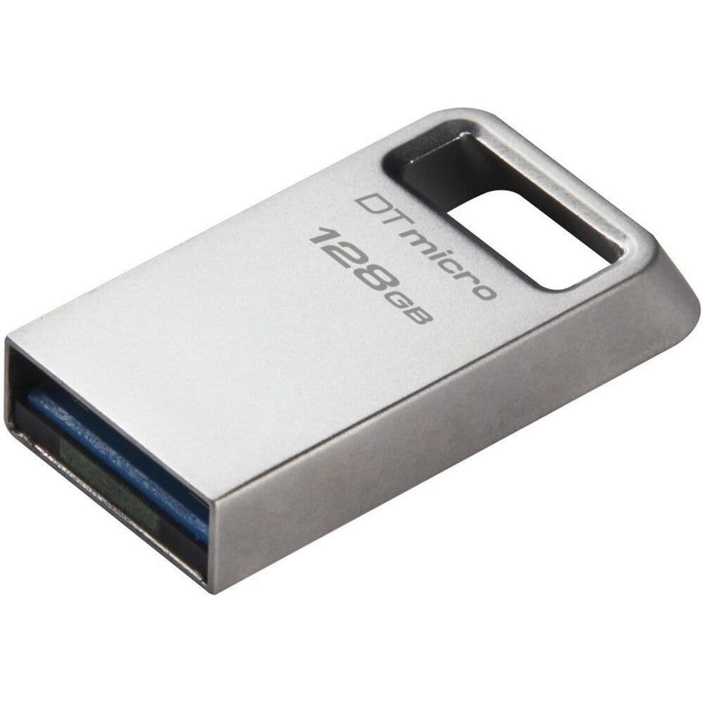 USB накопитель Kingston 128GB DataTraveler USB 3.2 Gen1, metallic