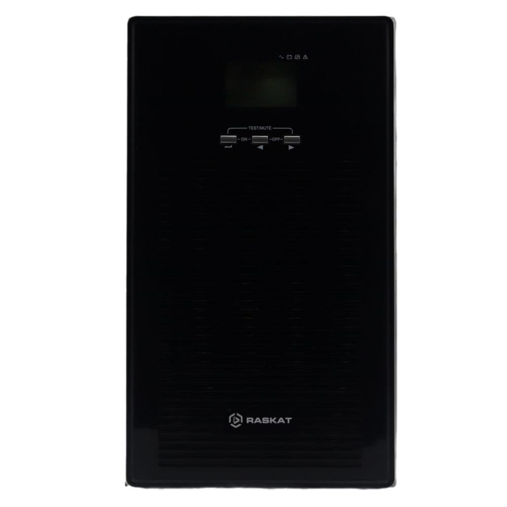 Источник бесперебойного питания ИБП Raskat HIL-3000VA+ 3000VA, 2400Вт, 6xIEC320, LCD, USB type-B, 2xRJ-45, 1xRS232, чистая синусоида