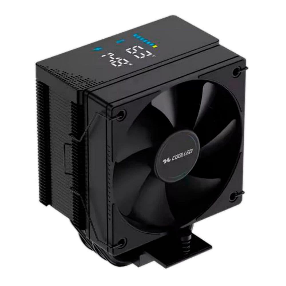Вентилятор для процессора Coolleo CPU Cooler CL- B40S-DIG BK V2 Intel: LGA 115X/1200/1700/1851 AMD: AM4/AM5 200W TDP