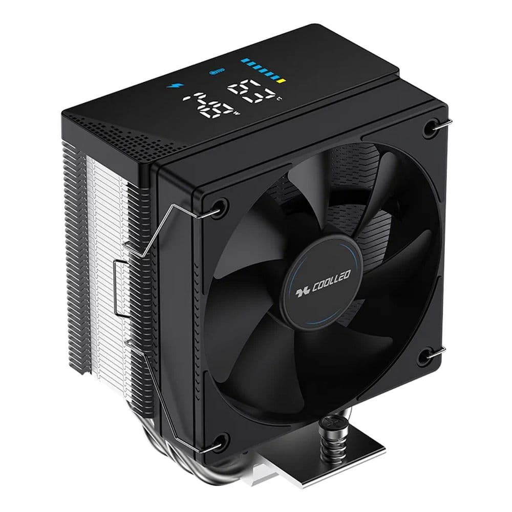 Вентилятор для процессора Coolleo CPU Cooler CL- B40S-DIG V2 Intel: LGA 115X/1200/1700/1851 AMD: AM4/AM5 200W TDP