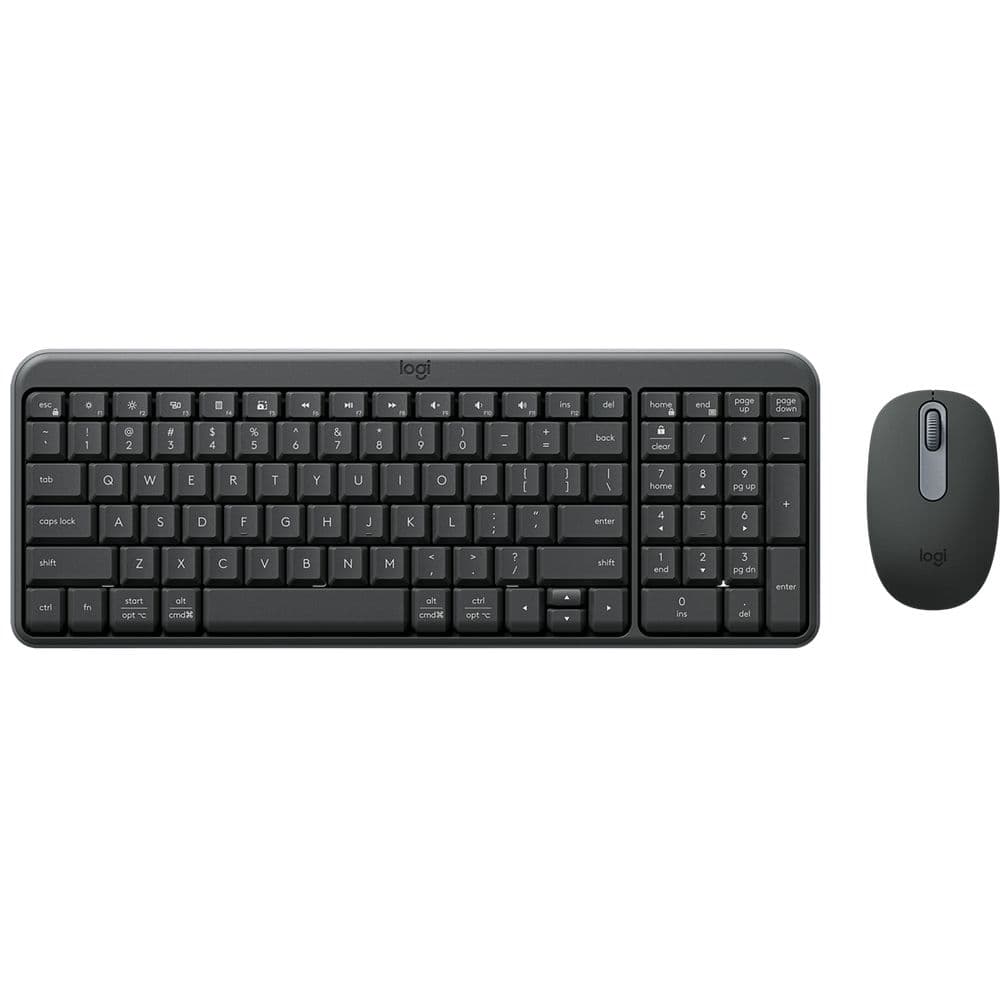 Клавиатура + Мышка беспроводные BT Logitech MK250,Graphite (920-013853)