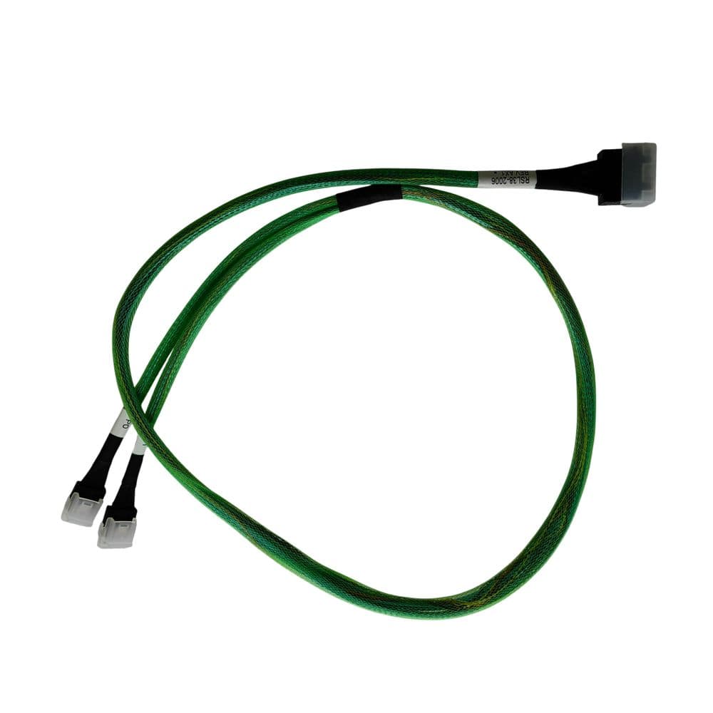 Кабель DiliVing DLSL38-2006 Cable, U.2 Enabler, HDmSAS x8 (2x SFF8643) -to- 2x Slimline x4 (2x SFF8654), 1m, Used with systems that use the Slimline connector on the NVMe-backplane OEM