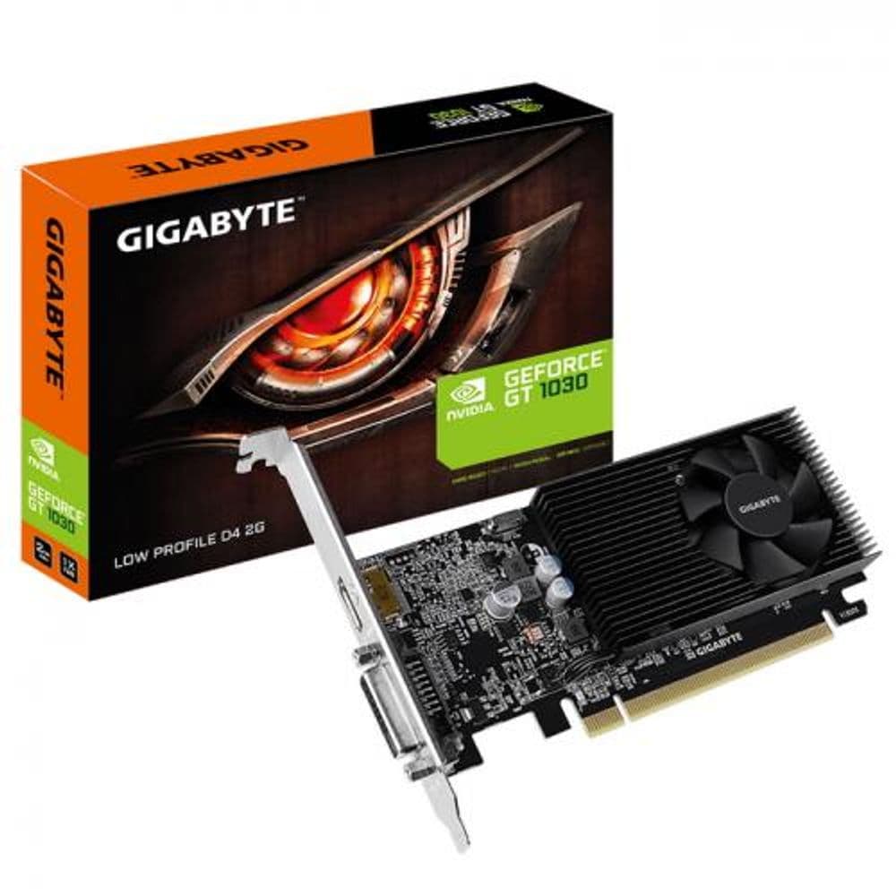 Видеокарта Gigabyte GT1030 2GB GDDR4 64bit DVI-D HDMI 1FAN LP RTL