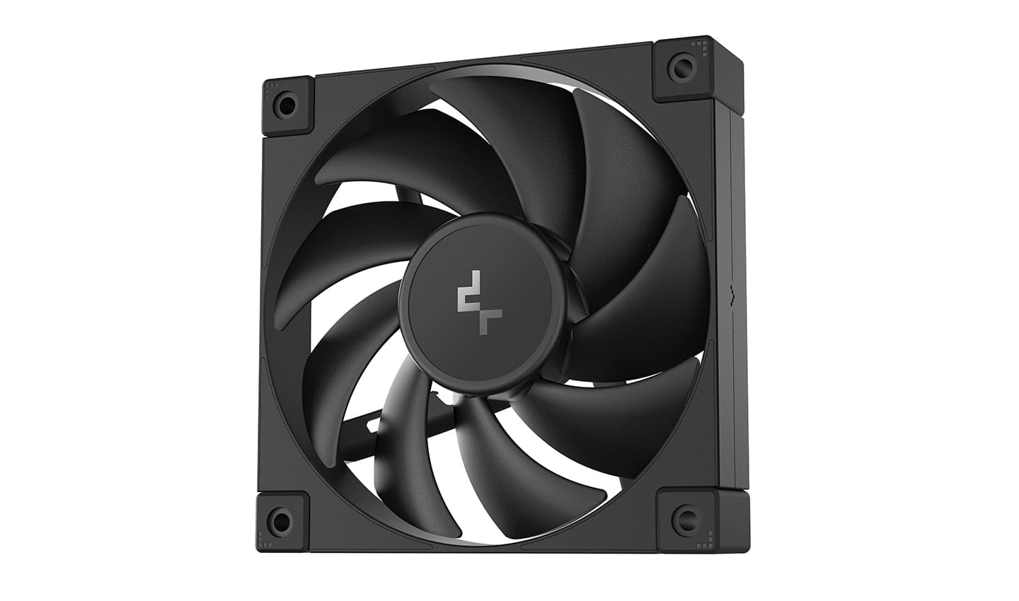 Вентилятор DEEPCOOL FD12 120x120x25мм (48шт./кор, PWM, черный, 400-2050об/мин) Color BOX