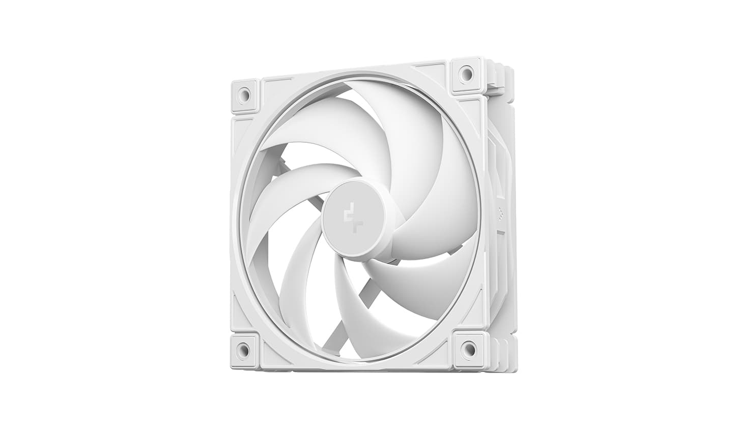 Вентилятор DEEPCOOL FD12 WH V2 120x120x25мм (48шт./кор, PWM, белый, 500-2500об/мин) Color BOX