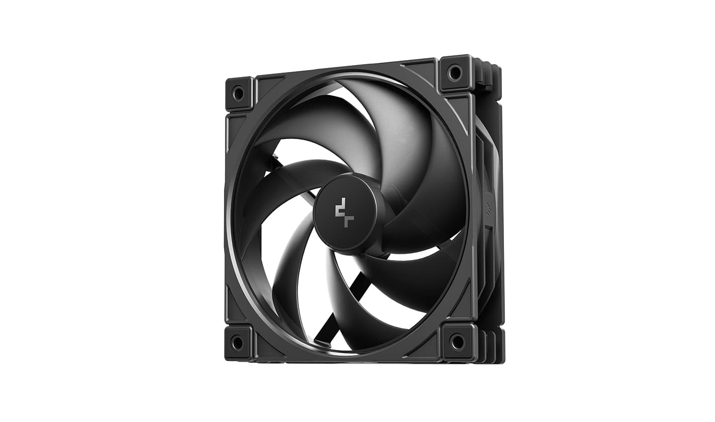 Вентилятор DEEPCOOL FD12 V2 120x120x25мм (48шт./кор, PWM, черный, 500-2500об/мин) Color BOX