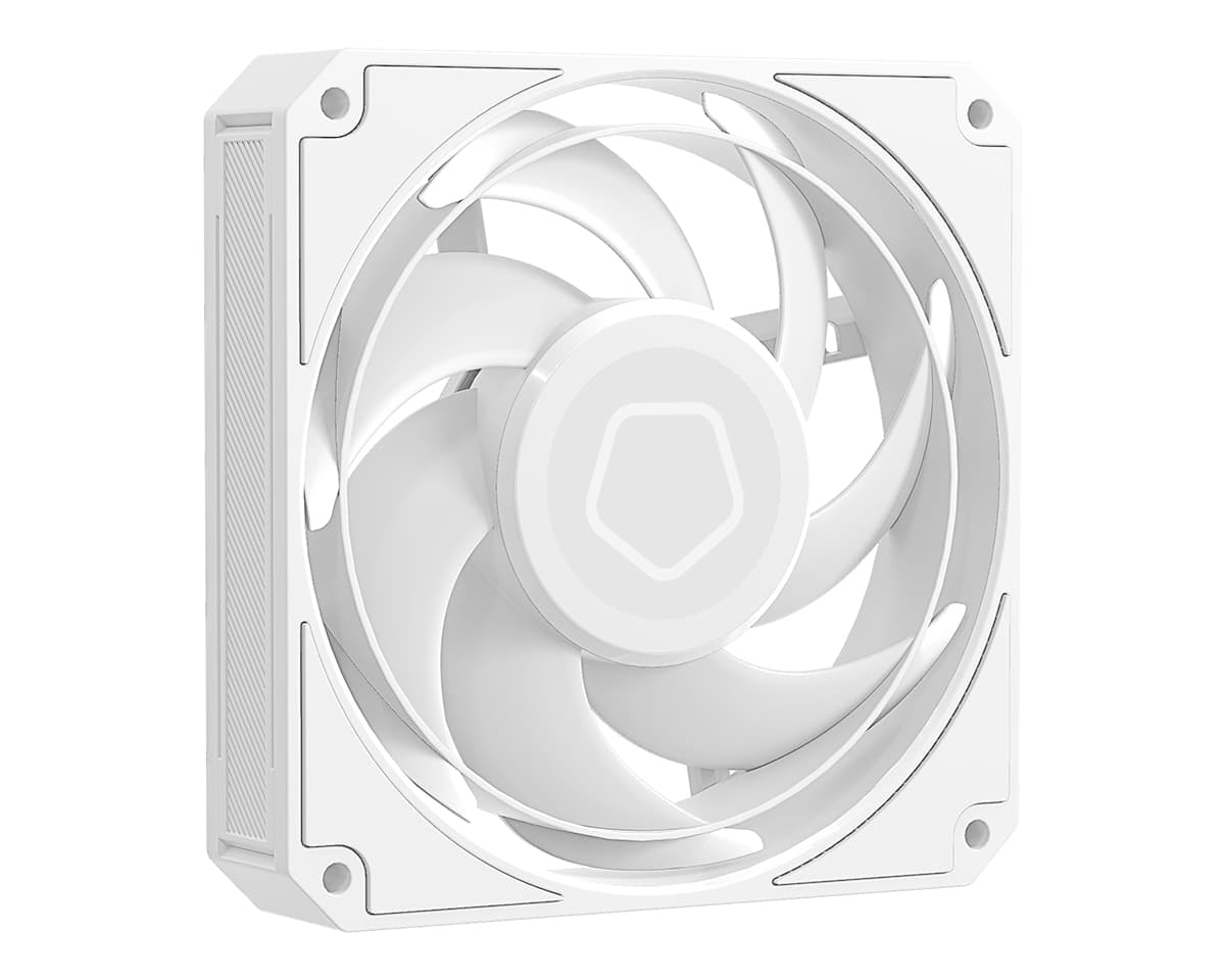 Вентилятор ID-COOLING AT-120-W 120x120x25мм (40шт./кор, PWM, резиновые углы, белый, 0-3000об/мин) BOX