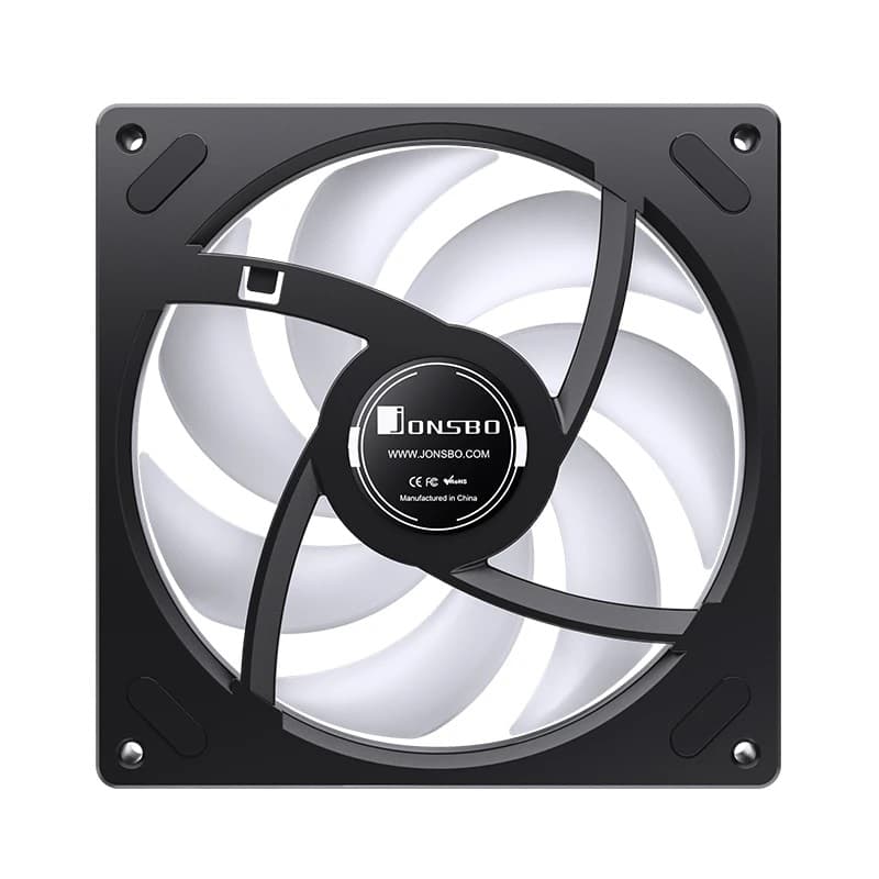 Вентилятор JONSBO ZA-140B 140х140х28мм (28шт/кор, PWM, ARGB LED, 700-1800об/мин, черный) Retail