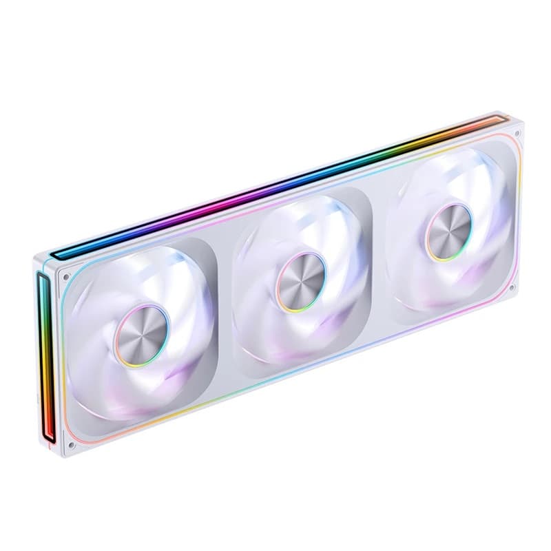 Вентилятор JONSBO ZA-420W (3 in 1) 422х143х28мм (10шт/кор, PWM, ARGB LED, 700-1800об/мин, белый) Retail