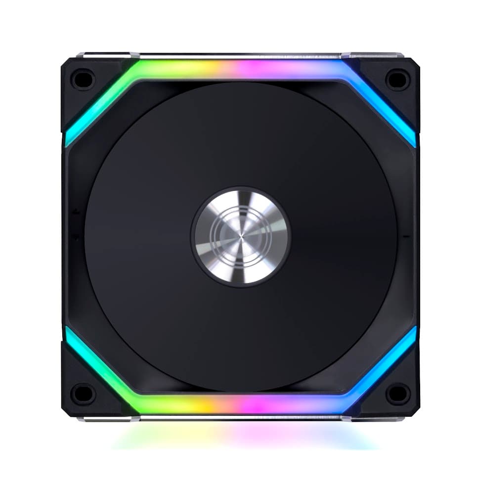 Вентилятор Lian Li UNI FAN SL120 V2 Black /UF-SL120V2-1B/ 120x120x28мм (PWM, ARGB, 250-2000 об/мин, 29.2dBa) / G99.12SLV21B.R0