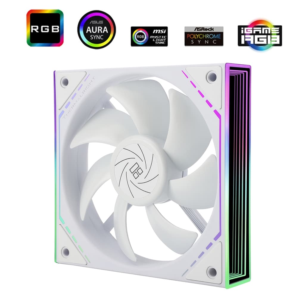 Комплект вентиляторов (3 шт.) Thermalright TL-M12W X3 (Pack of 3) / ARGB / 120mm PWM / TRTLM12W.3P