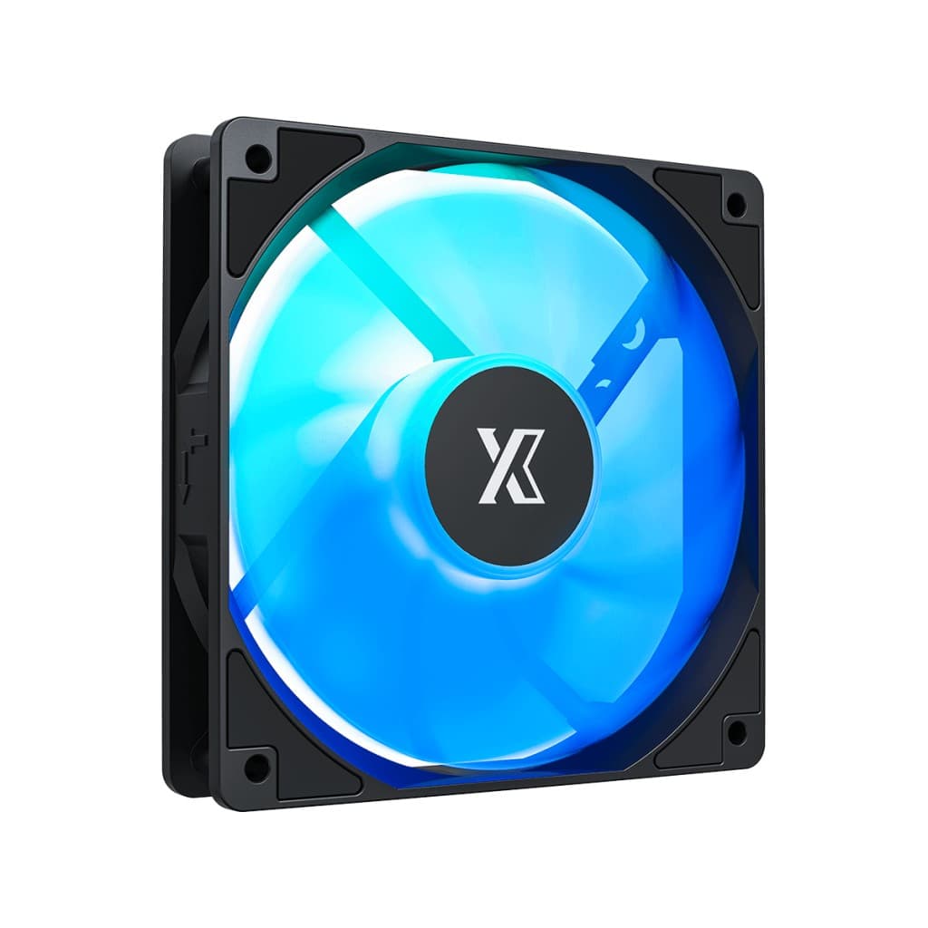 Вентилятор XASTRA FC120B ARGB single pack 120x120x25мм (40шт/кор, ARGB, PWM, black) BOX / FC120-1BA-SXX-GL