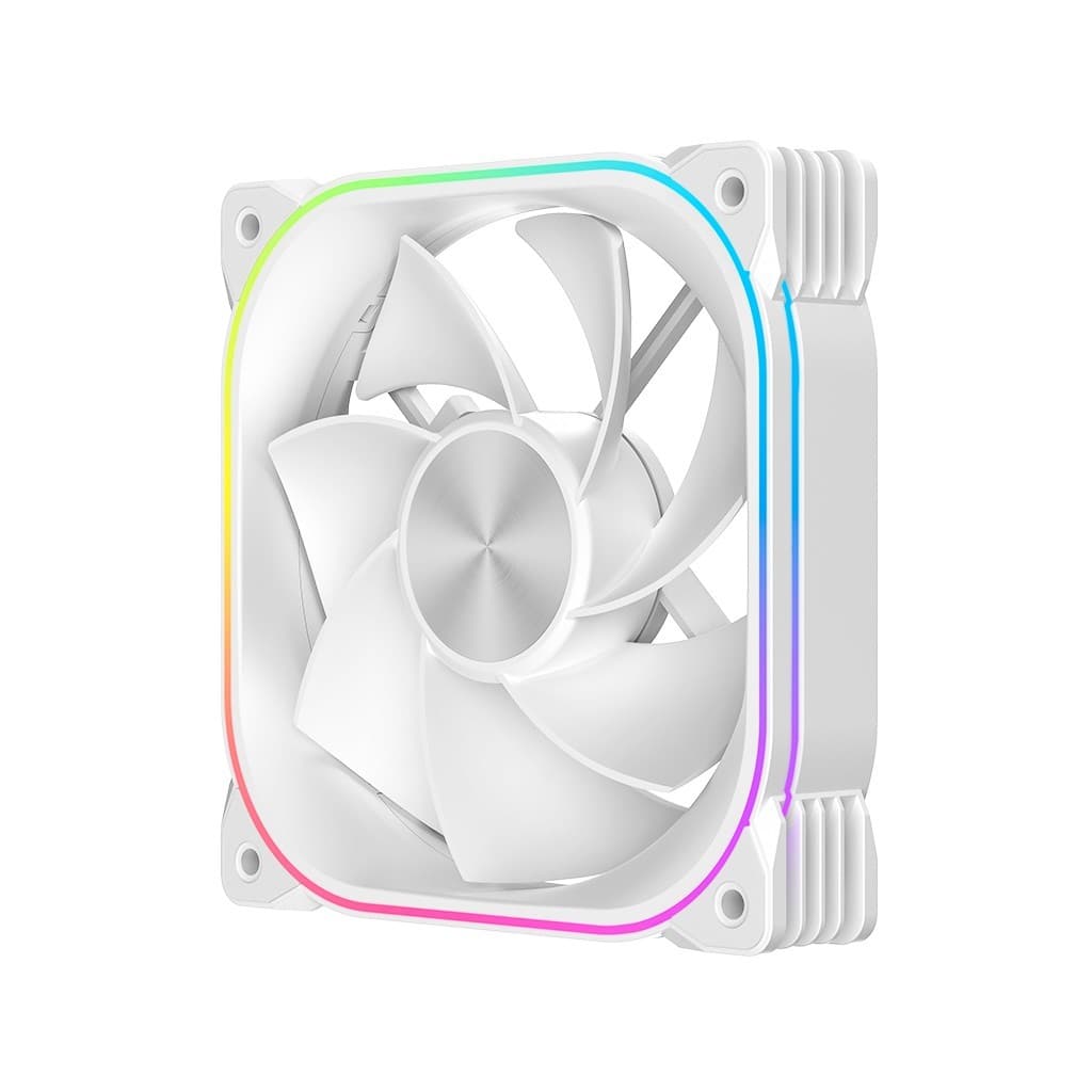 Вентилятор XASTRA FG120W ARGB reverse single pack 120x120x25мм (60шт/кор, ARGB, PWM, white) Color BOX