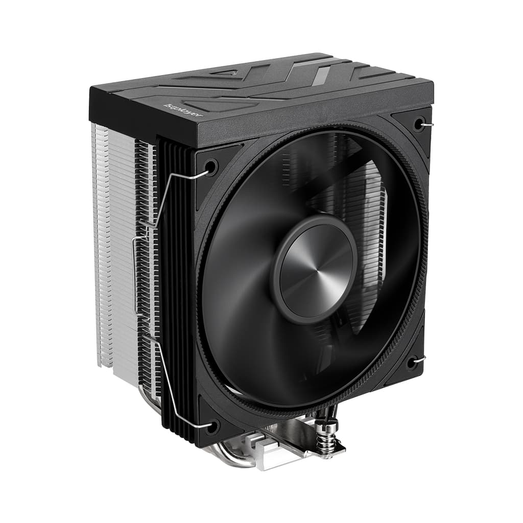Кулер 1STPLAYER FROST BITE FB12-4 Black / 4HPx6mm, single tower, 210W TDP, 1x120mm fan, 800-2300 RPM, 70.15 CFM, 34.8 dBA / FB12-4-BK