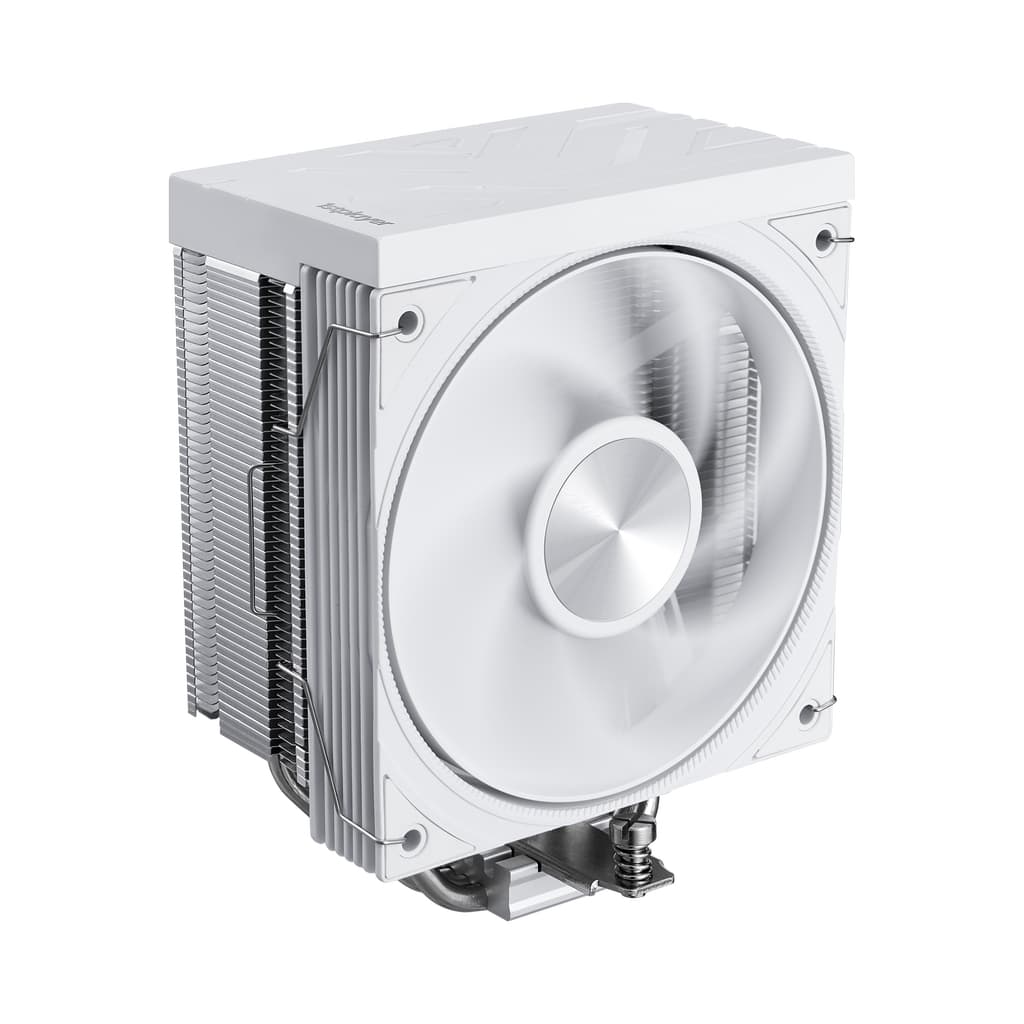 Кулер 1STPLAYER FROST BITE FB12-5 White / 5HPx6mm, single tower, 220W TDP, 1x120mm fan, 800-2300 RPM, 70.15 CFM, 34.8 dBA / FB12-5-WH