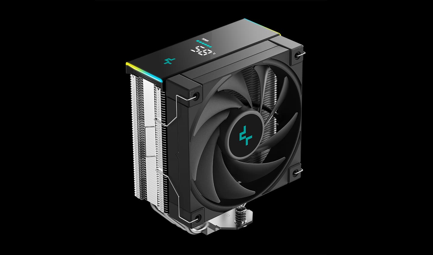 Кулер DEEPCOOL AK400 DIGITAL SE LGA1851/1700/1200/115X/AM5/AM4 (18шт/кор, TDP 220W, PWM, Fan 120mm, 4 тепл. трубки, ARGB, черный) RET