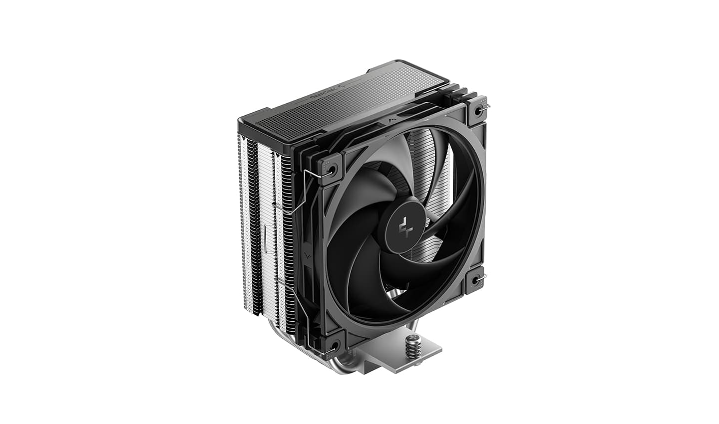 Кулер DEEPCOOL AG400 G2 LGA1851/1700/AM5/AM4 (18шт/кор, TDP 230W, PWM, Fan 120mm, 4 тепл. трубки, черный) RET
