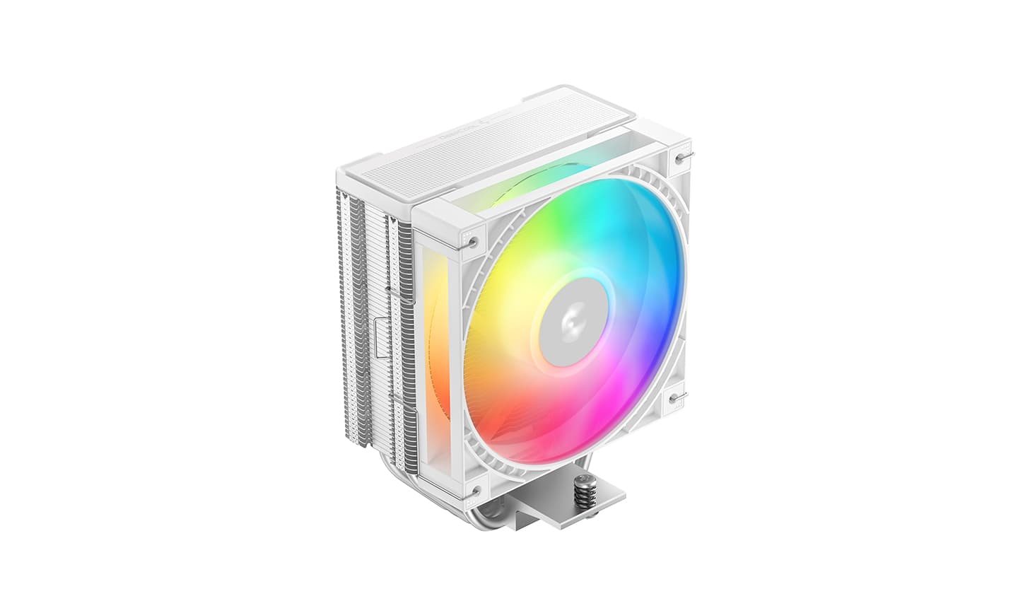 Кулер DEEPCOOL AG400 G2 WH ARGB LGA1851/1700/AM5/AM4 (18шт/кор, TDP 230W, PWM, Fan 120mm, 4 тепл. трубки, белый) RET