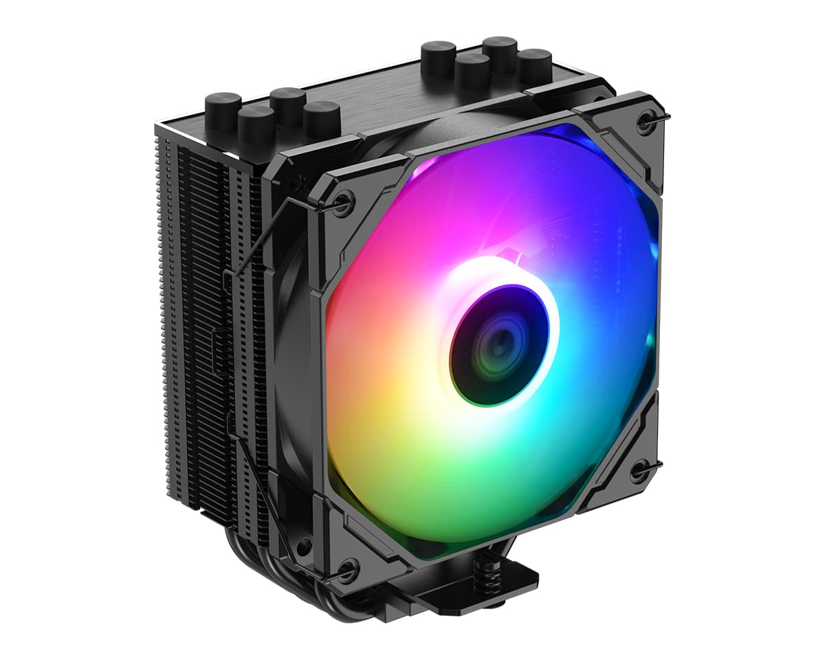 Кулер ID-COOLING SE-224-XTS ARGB LGA1700/1200/115X/AM5/AM4 (10шт/кор, TDP 220W, PWM, 4 тепл.трубки прямого контакта, ARGB FAN 120mm) RET