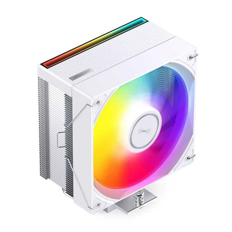 Кулер JONSBO CB40 White LGA1851/1700/1200/115X/AM5/AM4 (24шт/кор, TDP 225W, PWM, 120mm ARGB LED Fan, 4 тепловые трубки, 4-pin, белый) Retail
