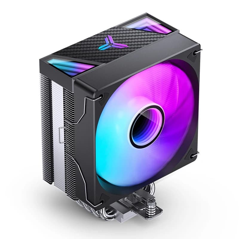 Кулер JONSBO CR-1000 V3 PRO Color LGA1851/1700/1200/115X/AM5/AM4 (24шт/кор, TDP 230W, PWM, 120mm Dynamic Multi-Color LED Fan, 6 тепловых трубок, черный, 4-pin) Retail