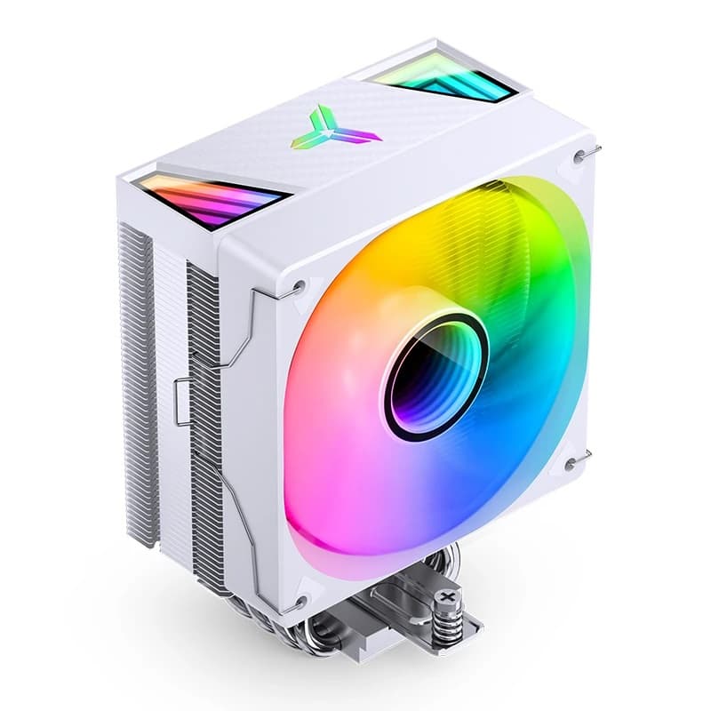 Кулер JONSBO CR-1000 V3 PRO ARGB White LGA1851/1700/1200/115X/AM5/AM4 (24шт/кор, TDP 230W, PWM, 120mm ARGB LED Fan, 6 тепловых трубок, белый, 4-pin) Retail