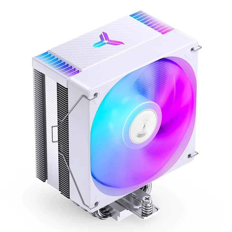 Кулер JONSBO CR-1000 MAX V2 Color White LGA1851/1700/1200/115X/AM5/AM4 (24шт/кор, TDP 230W, PWM, 120mm Dynamic Multi-Color LED Fan, 6 тепловых трубок, белый, 4-pin) Retail