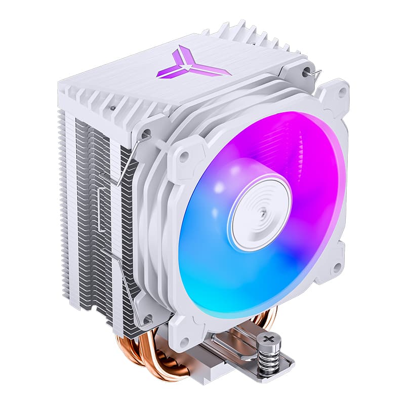 Кулер JONSBO CR-1400 E White LGA1700/1200/115X/AM5/AM4 (24шт/кор, TDP 160W, PWM, 92mm Dynamic Multi-Color LED Fan, 4 тепловые трубки, белый, 4-pin) Retail