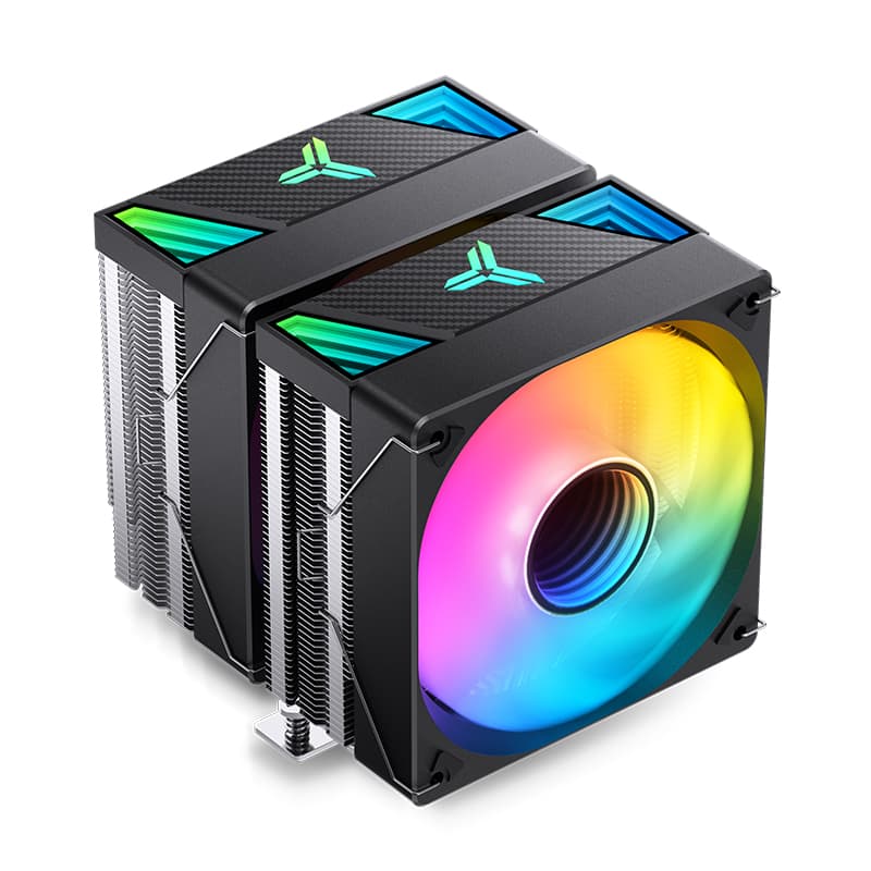 Кулер JONSBO CR-3000 ARGB LGA20XX/1700/1200/115X/AM5/AM4 (12шт/кор, TDP 260W, PWM, 2 x 120mm ARGB Fan, 7 тепловых трубок, медная база, 4-pin) Retail