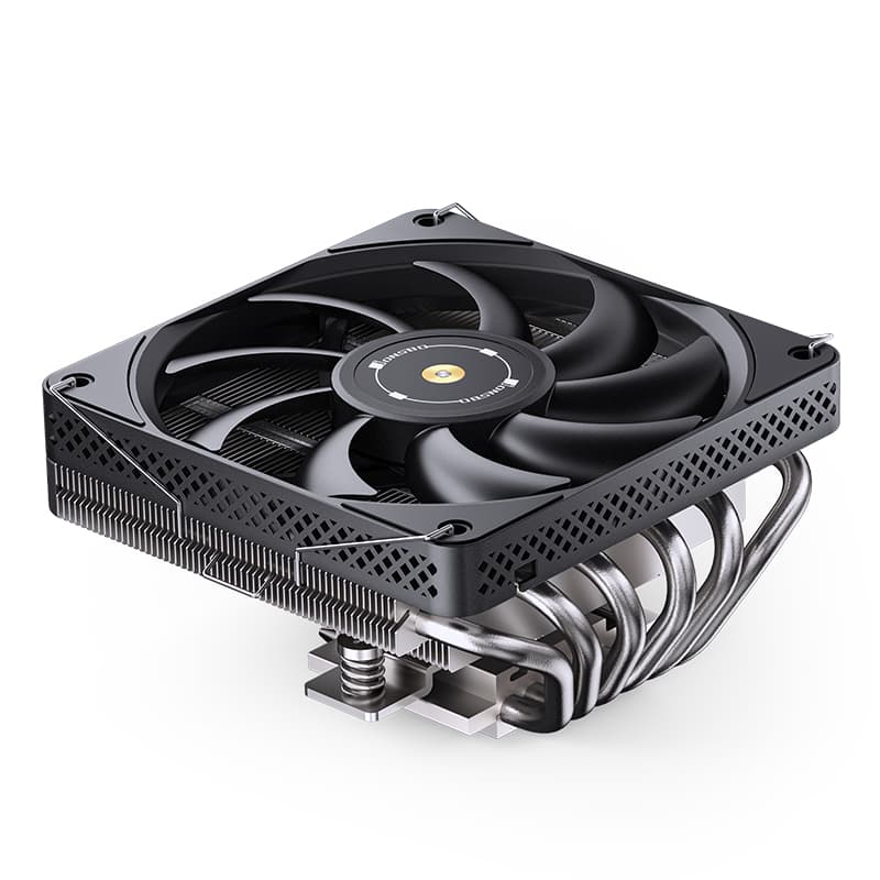 Кулер JONSBO HP-600 Black LGA1700/1200/115X/AM5/AM4 низкопрофильный 66мм (27шт/кор, TDP 210W, PWM, 120mm Fan, 6 тепловых трубок, 4-pin) Retail