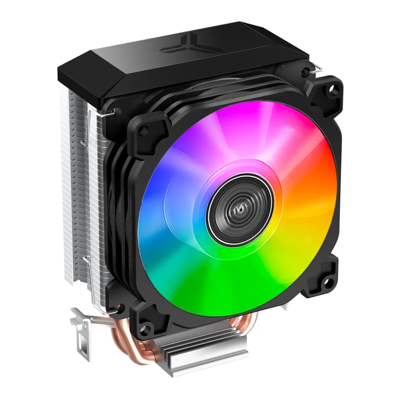 Кулер JONSBO CR-1200E LGA1700/1200/115X/AM5/AM4 (40шт/кор, TDP 95W, 92mm Dynamic Multi-Color LED Fan, 2 тепловые трубки, 3-pin) Retail