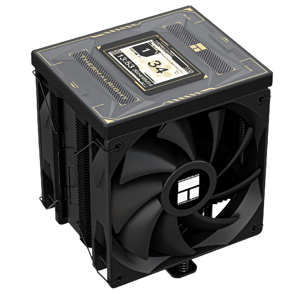 Кулер Thermalright Burst Assassin 120 Vision Black LGA115X/1200/1700/1851 (2x120mm PWM Fan, медное основание, 6 тепл. трубок 6мм) / TRBA120VB